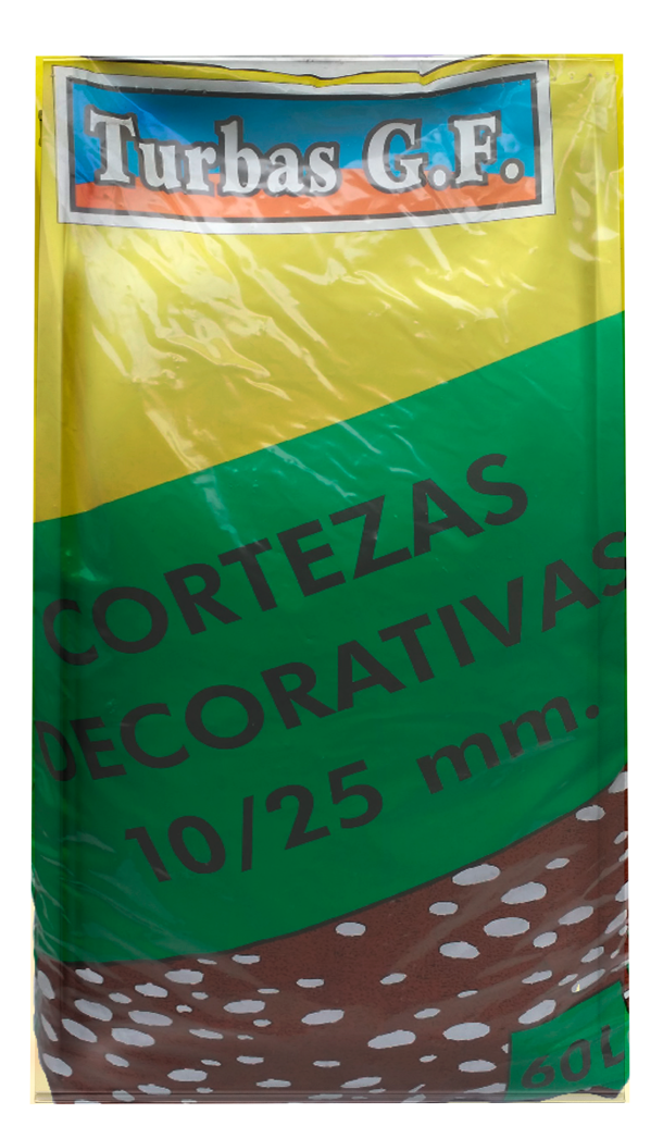 Foto saco cortezas decorativas