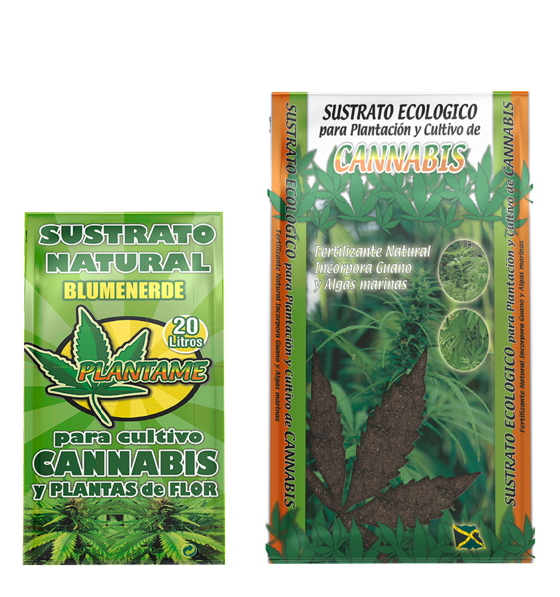 Fotos saco sustrato Cannabis