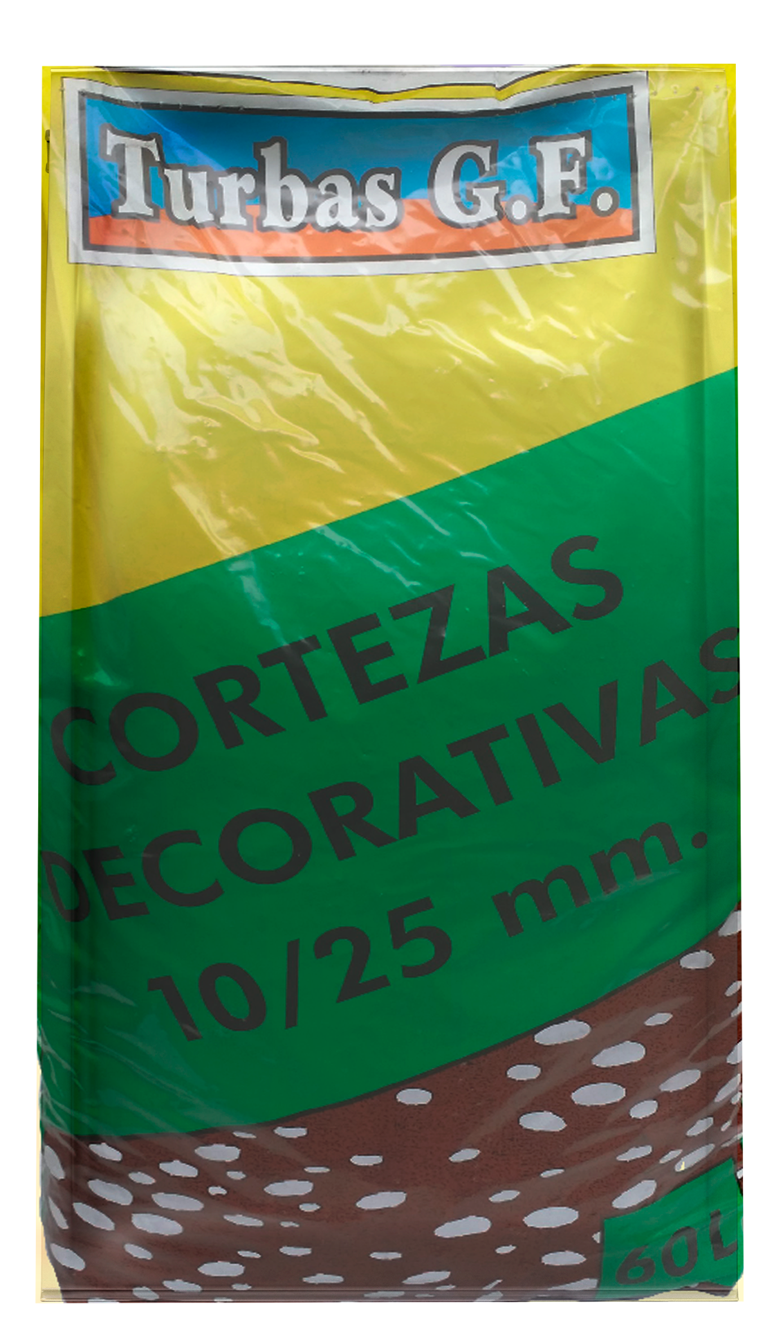 Foto saco cortezas decorativas