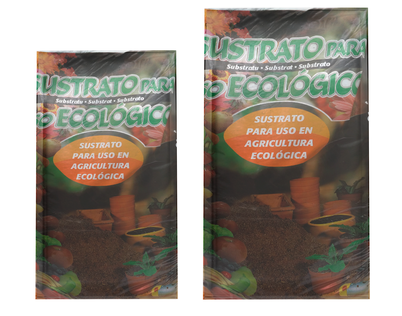 foto sacos sustrato ecológico